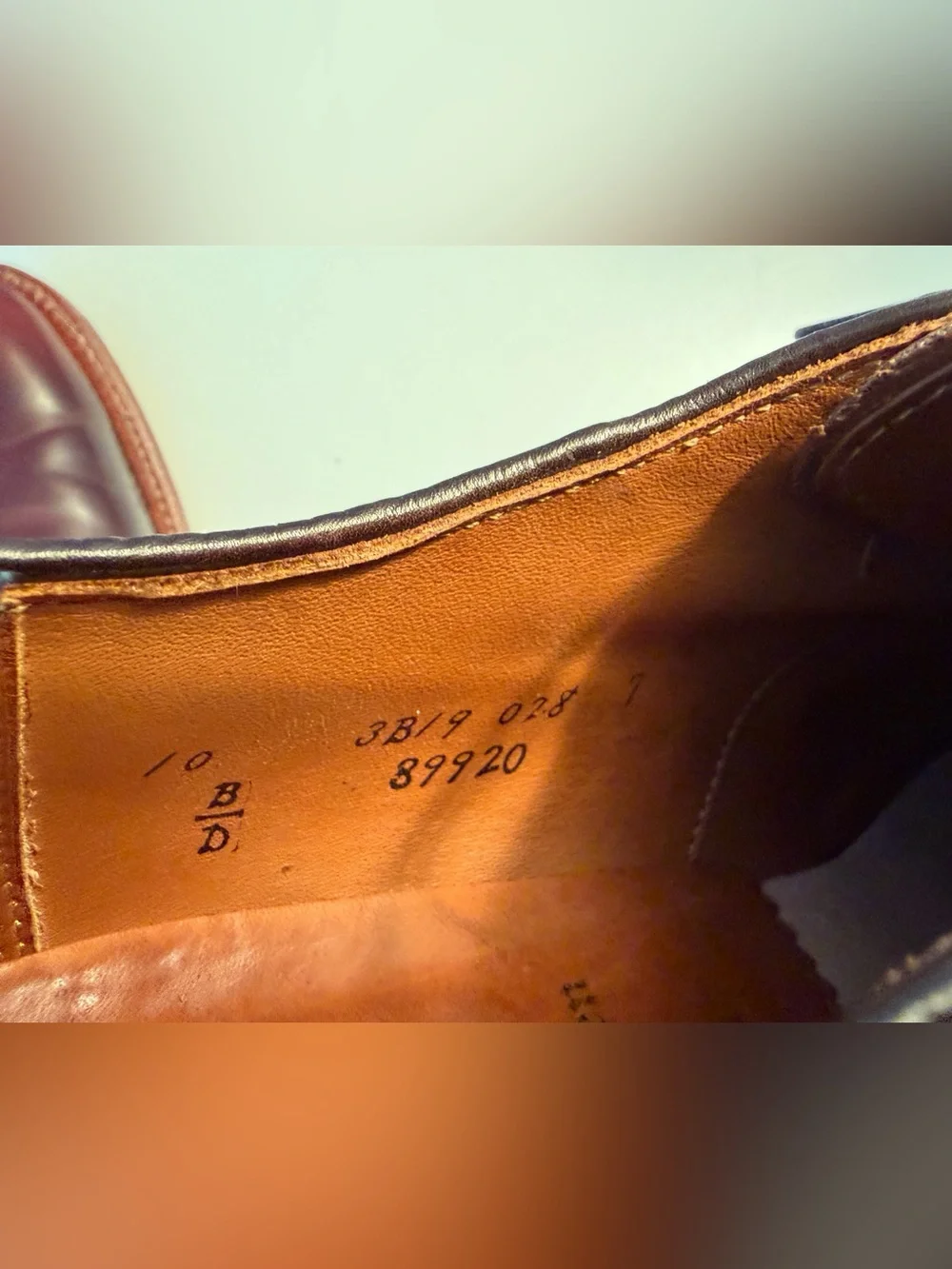 Alden x Leffot Color 8 & Brown Alpine Grain Saddle Shoe Size 10D